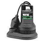 Wayne WST40 4/10-HP-Submersible Thermoplastic-Sump-Pump With Tether-Float-Switch